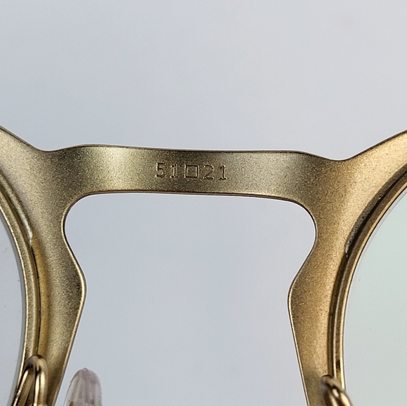 Burberry Eyeglasses Frame 51/21 Gold For Women - Picture 7 of 9